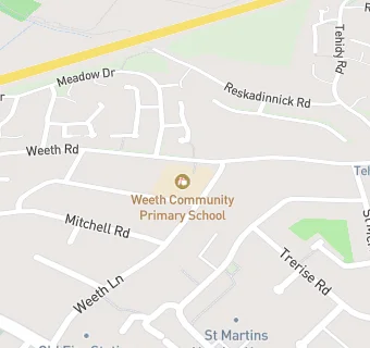 map for Weeth Primary School