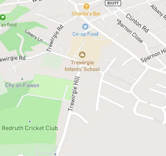 map for Redruth Cricket Club