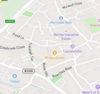 map for Miners Arms