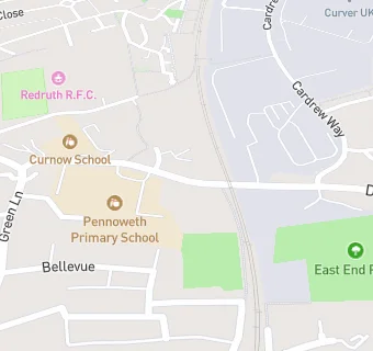 map for Pennoweth Primary School