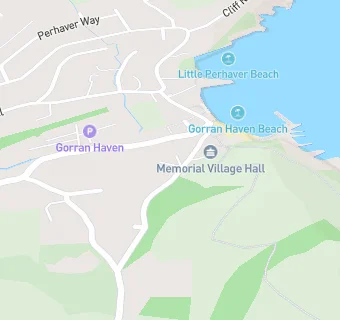 map for Gorran Haven Memorial Village Hall