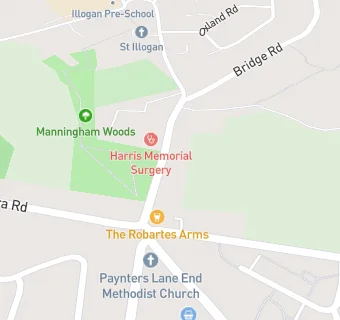 map for Harris Memorial Surgery