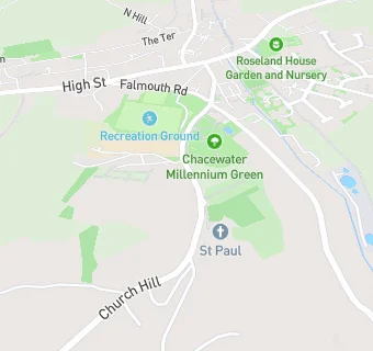 map for Chacewater Community Primary School
