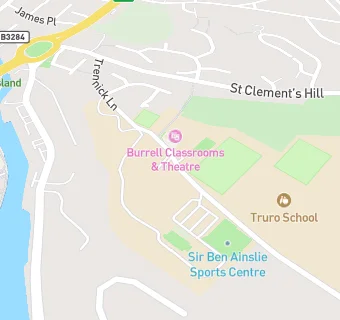 map for Truro School