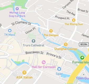 map for Boxed Truro