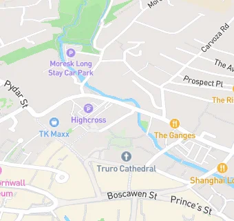 map for Truro Methodist Church Sambells (Cafe)