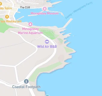 map for Mevagissey Bay Hotel