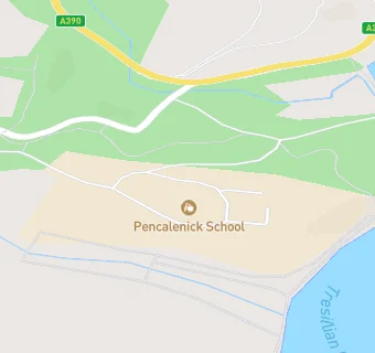 map for Pencalenick School