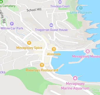 map for Mevagissy Fresh Fish