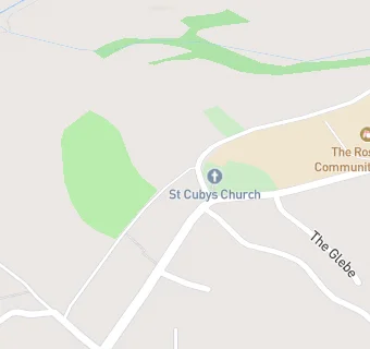 map for St Cuby Church Hall