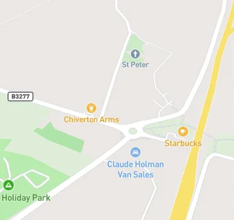 map for Chiverton Arms