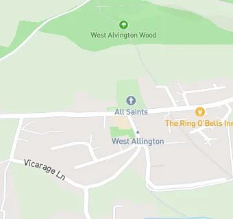 map for West Alvington Church of England Academy