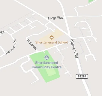 map for Shortlanesend Pre-School