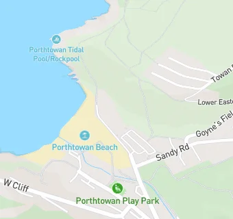 map for Porthtowan Beach Cafe