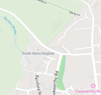 map for South Hams Hospital