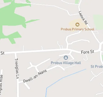 map for Probus Village Over 60S Lunch Club