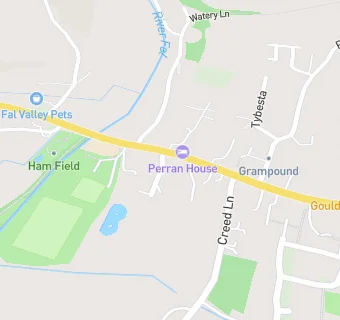 map for Grampound Community Shop