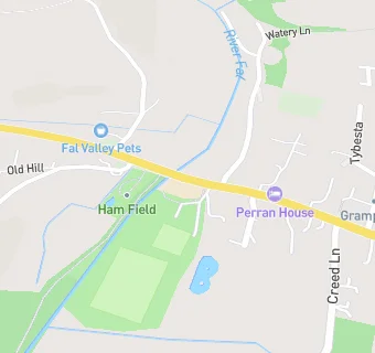 map for Grampound-with-Creed CofE School