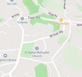 map for St Agnes Methodist Chapel