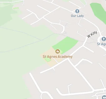 map for St Agnes Academy