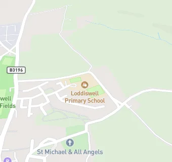 map for Loddiswell Primary School