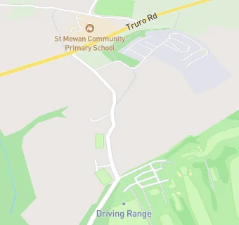 map for St Austell Golf Club