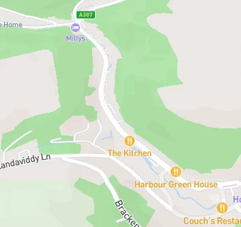 map for Polperro Surgery