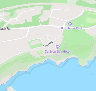 map for Carlyon Bay Hotel