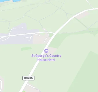 map for St Georges Country House Hotel