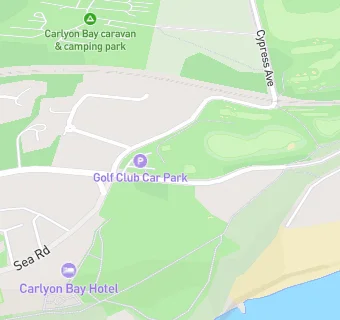 map for Carlyon Bay Golf Club