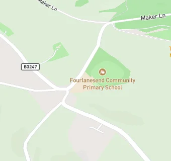 map for Fourlanesend Community Primary School