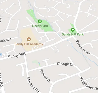 map for Sandy Hill Academy