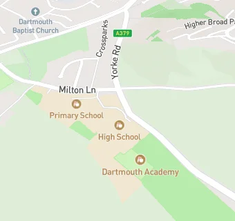 map for Dartmouth Academy