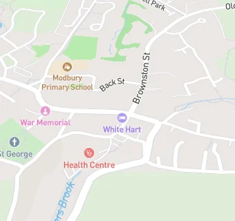 map for Modbury Chinese Take-Away