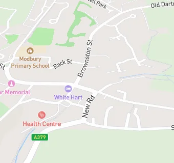 map for Modbury Pharmacy