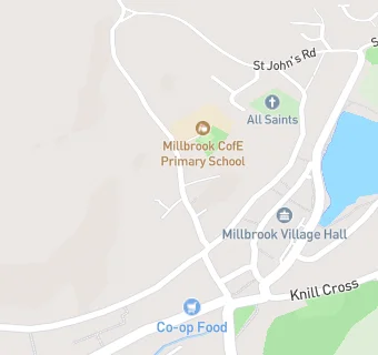 map for Millbrook Primary School