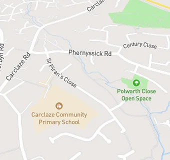 map for Carclaze Community Primary School