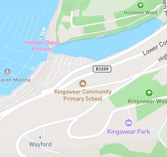 map for Kingswear Community Primary School