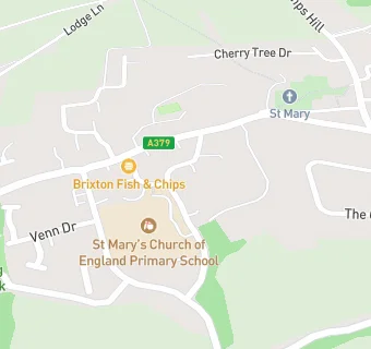 map for St Mary's Church of England Primary School