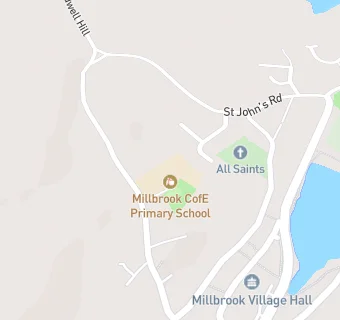 map for Millbrook CofE Primary School