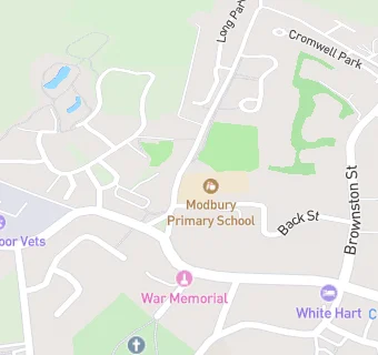 map for Modbury Primary School