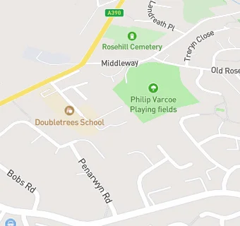 map for Doubletrees School