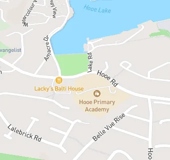 map for Hooe Primary School