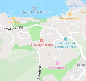 map for St Lukes Hospice