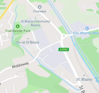 map for Middleway Surgery