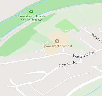 map for Tywardreath School