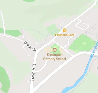 map for Ermington Primary School