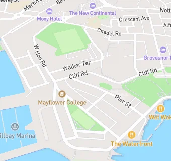 map for West Hoe Surgery