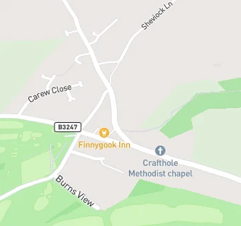 map for The Finnygook Inn