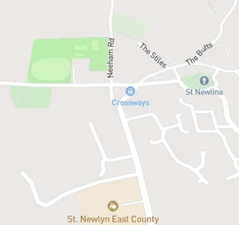 map for St Newlyn East Learning Academy